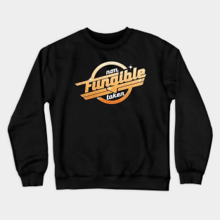 Non Fungible token 80s lettering Crewneck Sweatshirt